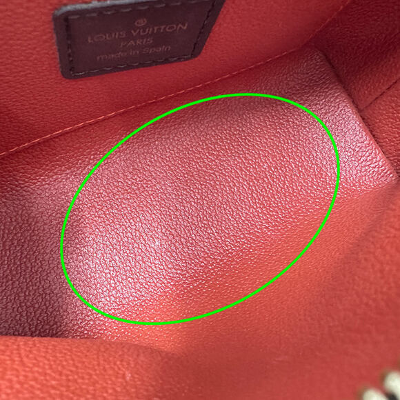 LOUIS VUITTON Brown Damier Pouch - Picture 7 of 12